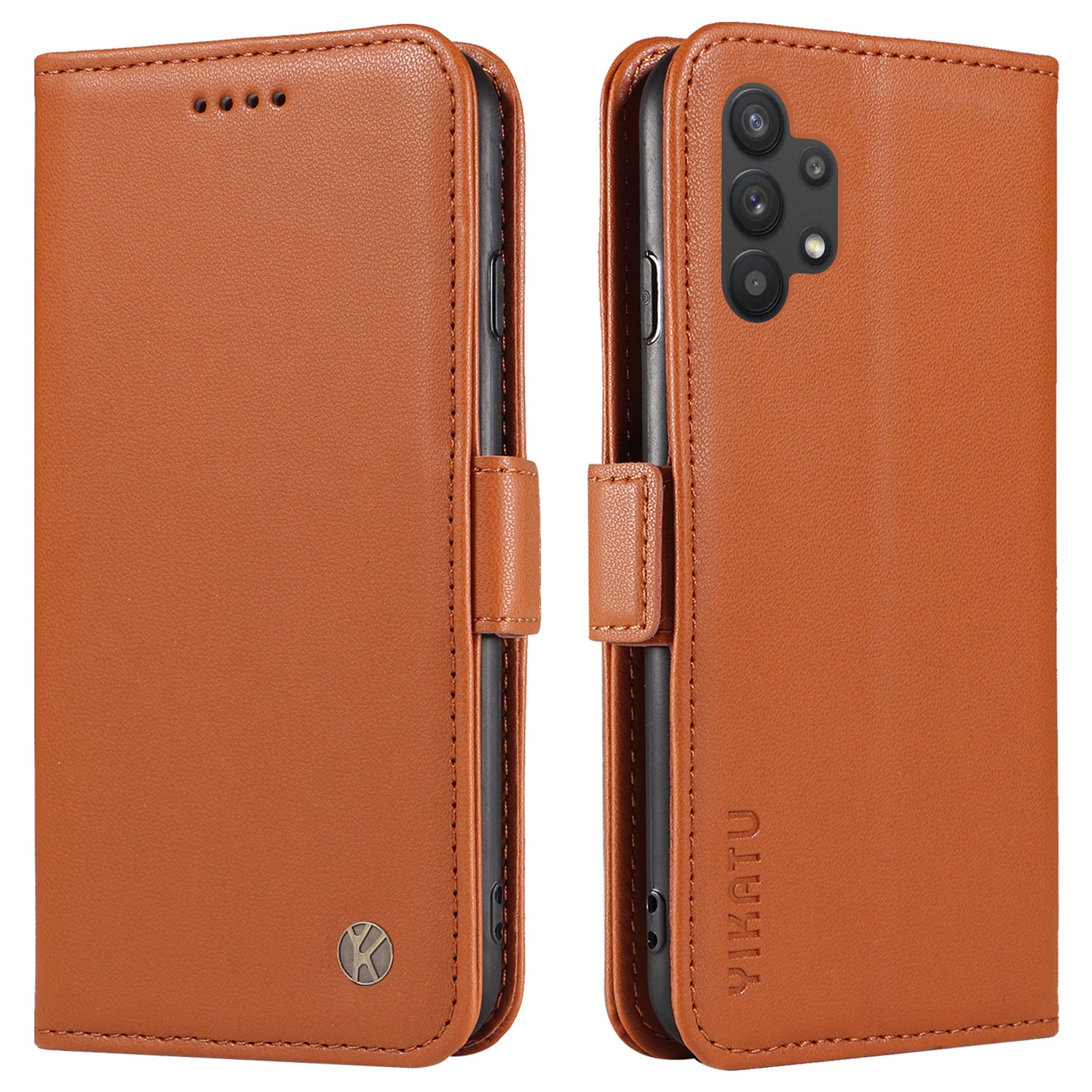 Pouzdro YIKATU YK-003 pro magnetický telefon Samsung Galaxy A32 5G / M32 5G kožené pouzdro proti pádu Pouzdro YIKATU YK-003 pro magnetický telefon Samsung Galaxy A32 5G / M32 5G kožené pouzdro proti pádu